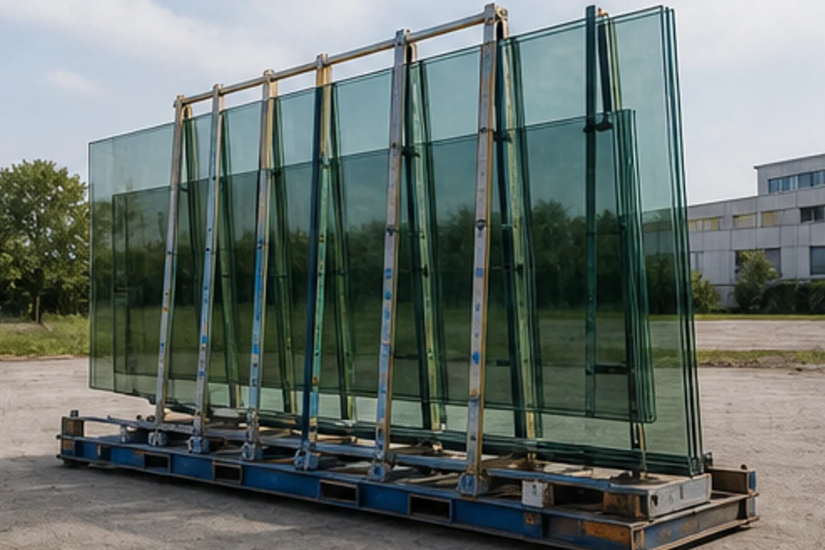 Großformatige Glasscheiben: Montage, Logistik, Sicherheit