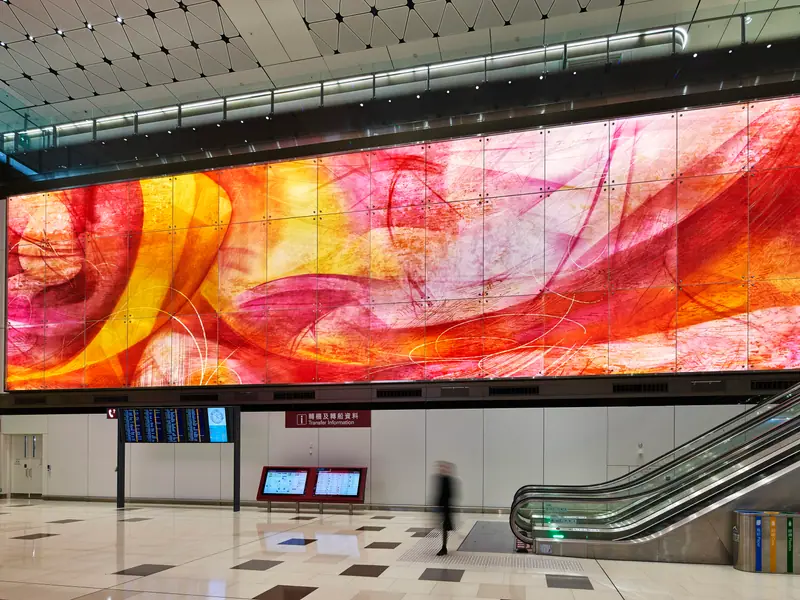 Glaskunst-Projekt in Hongkong